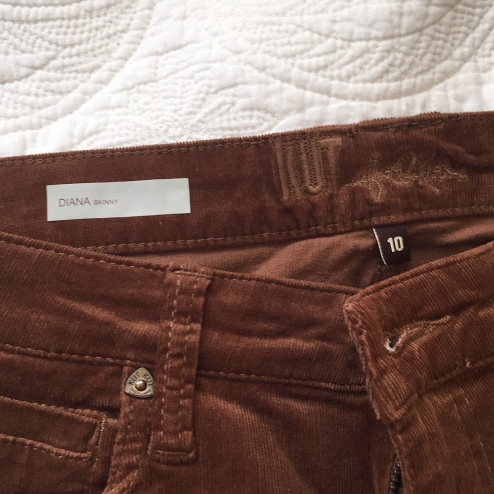 KUT from the kloth brown corduroy jeans